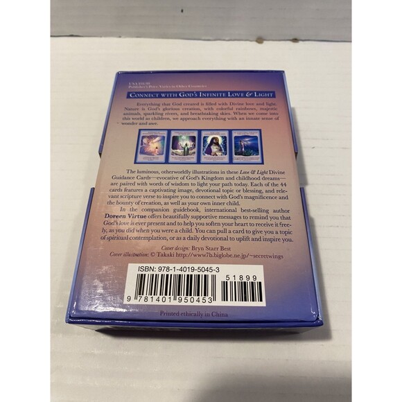 Love & Light: 44 Divine Guidance Cards and Guidebook - RARE - OOP - OUT OF PRINT - Picture 6 of 6